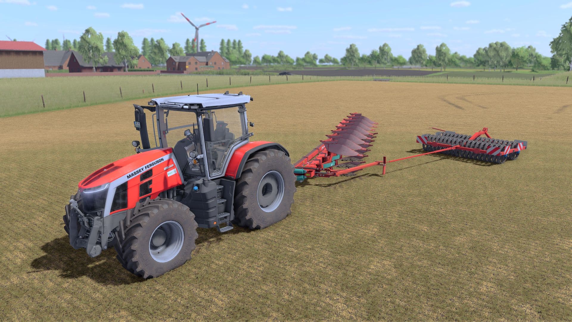 Kverneland plow with packer 2