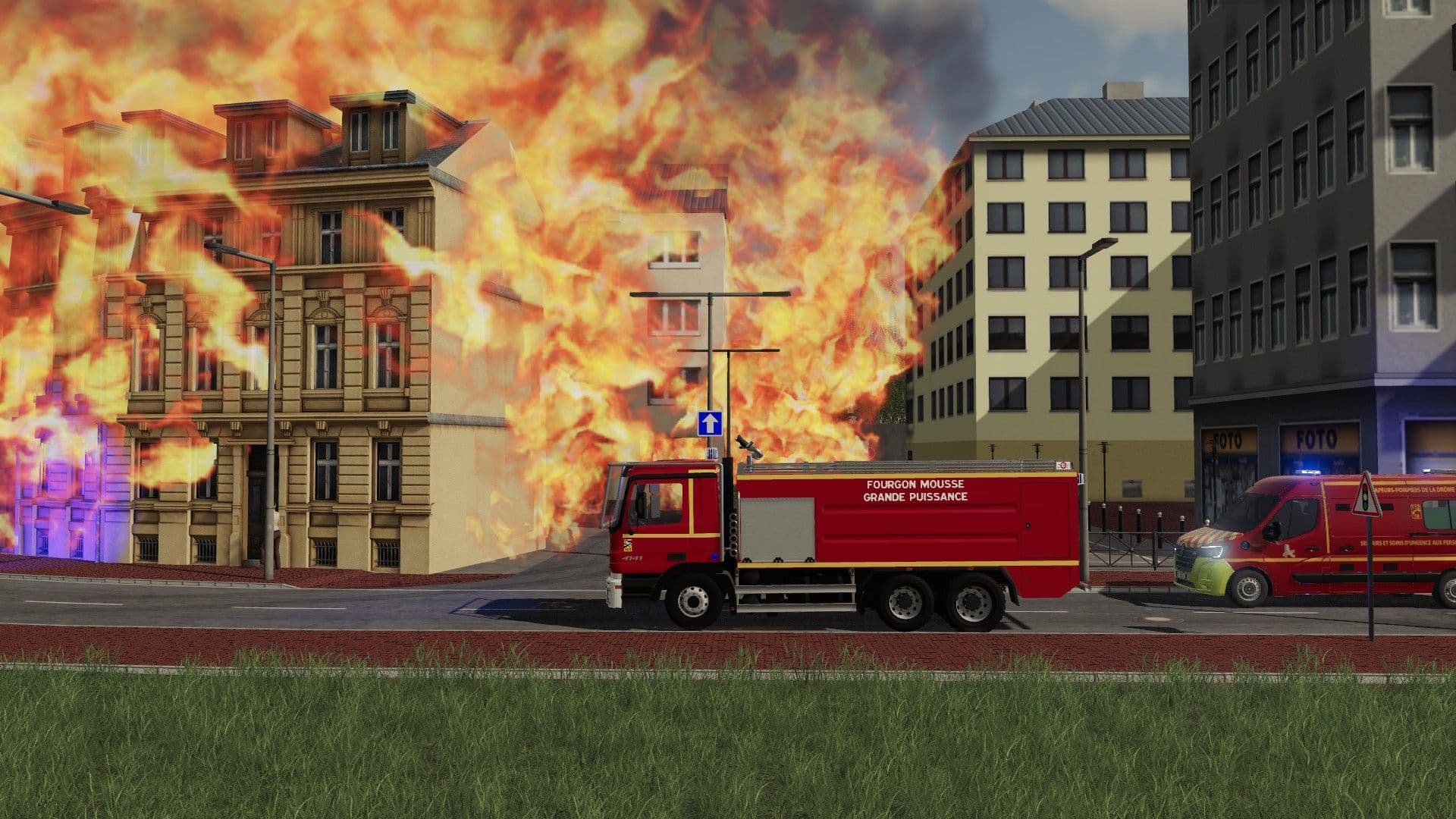 Placeable realistic fire