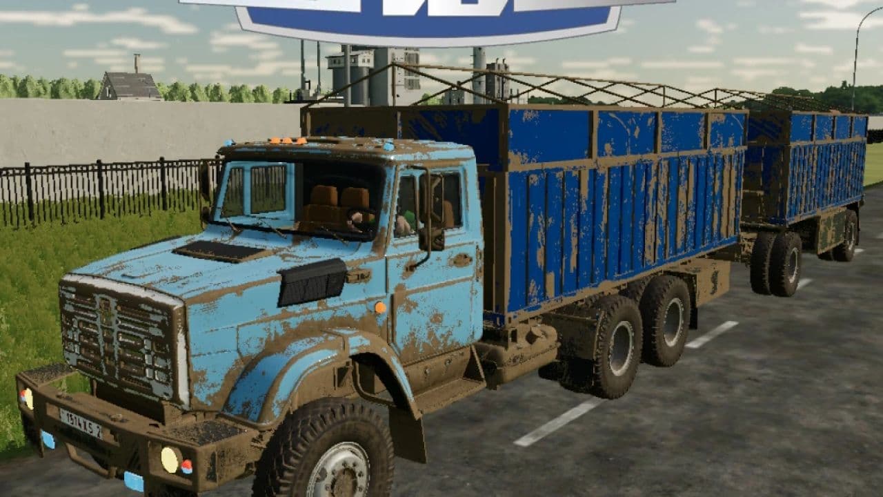 ZiL-4334 & Trailer