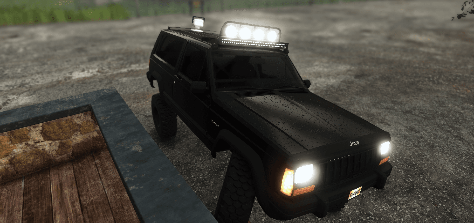 1992 Jeep Cherokee XJ v1.0 - Farming simulator 25 mod