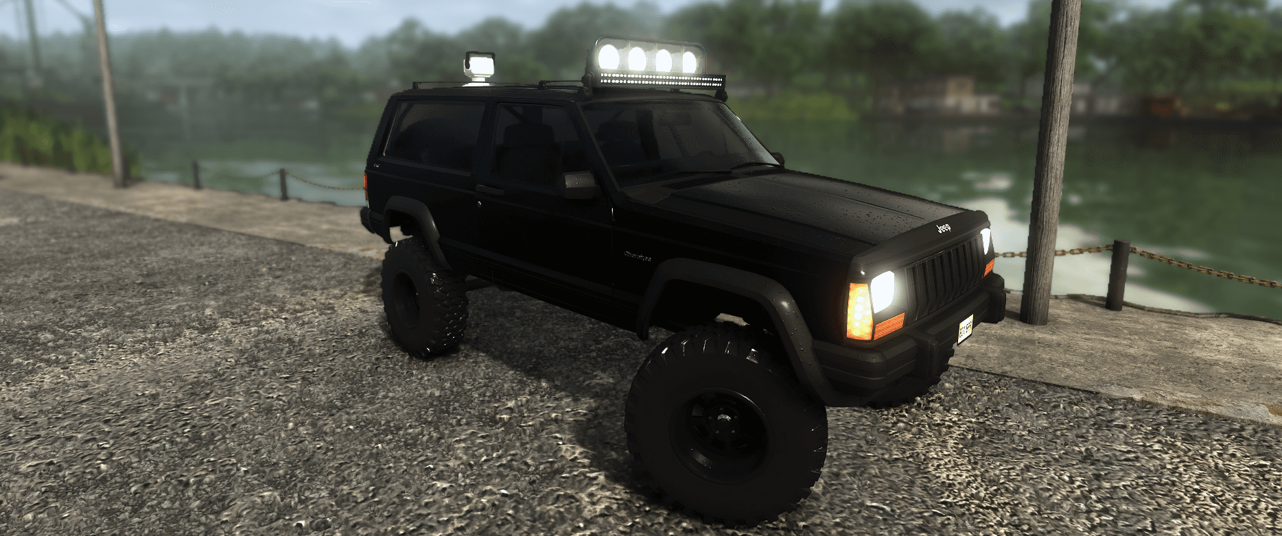 1992 Jeep Cherokee XJ v1.0 - Farming simulator 25 mod
