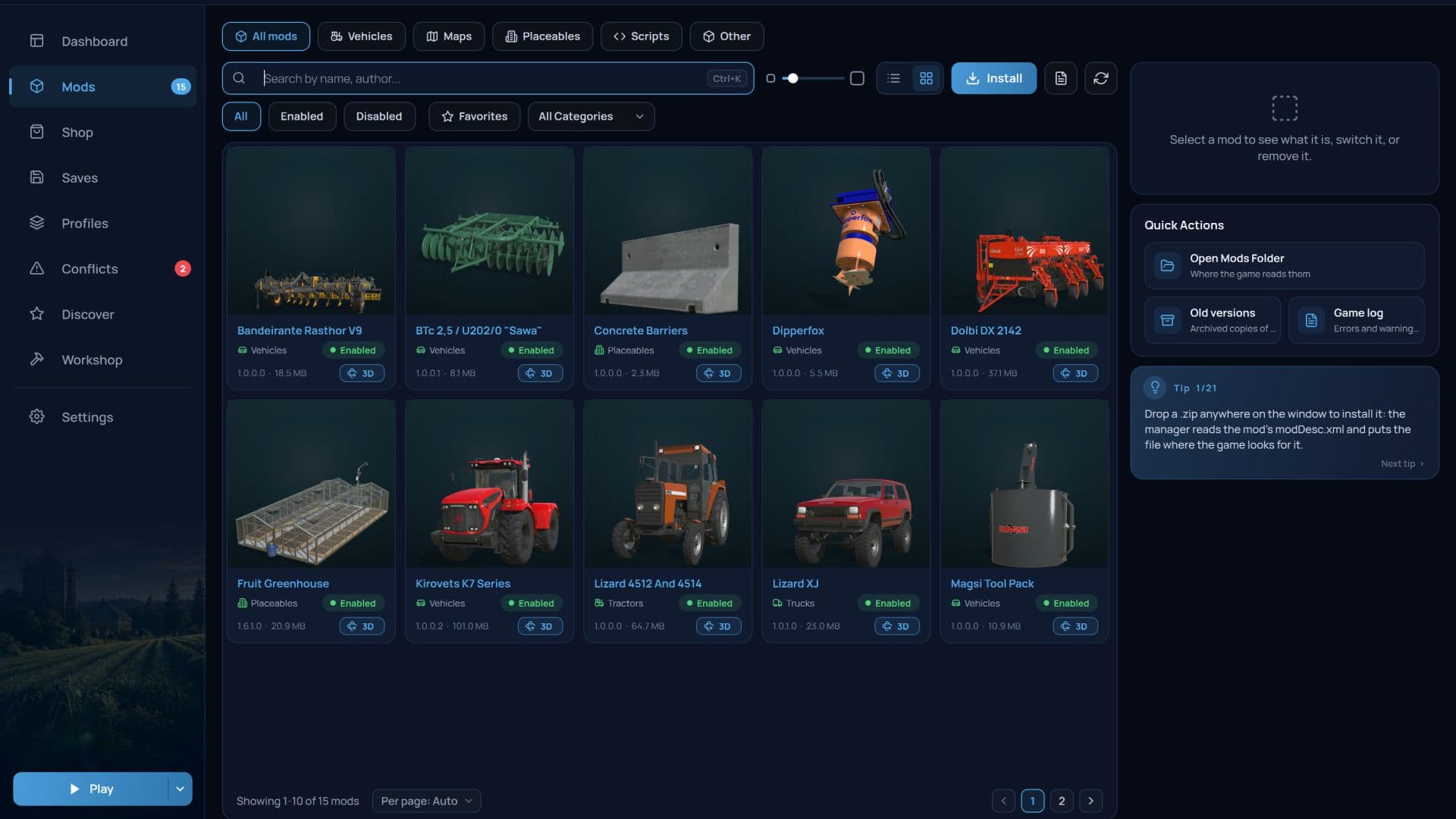 AVA Mod Manager 6