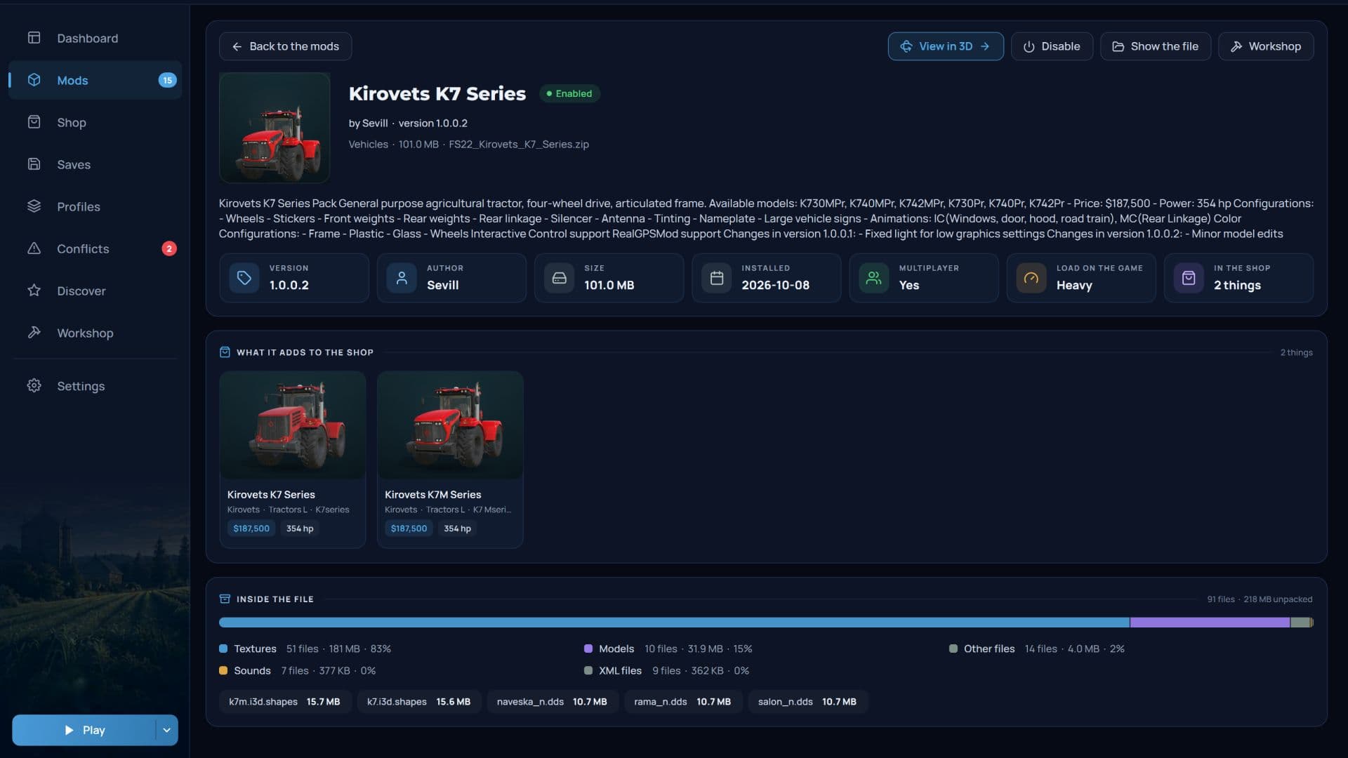 AVA Mod Manager 5