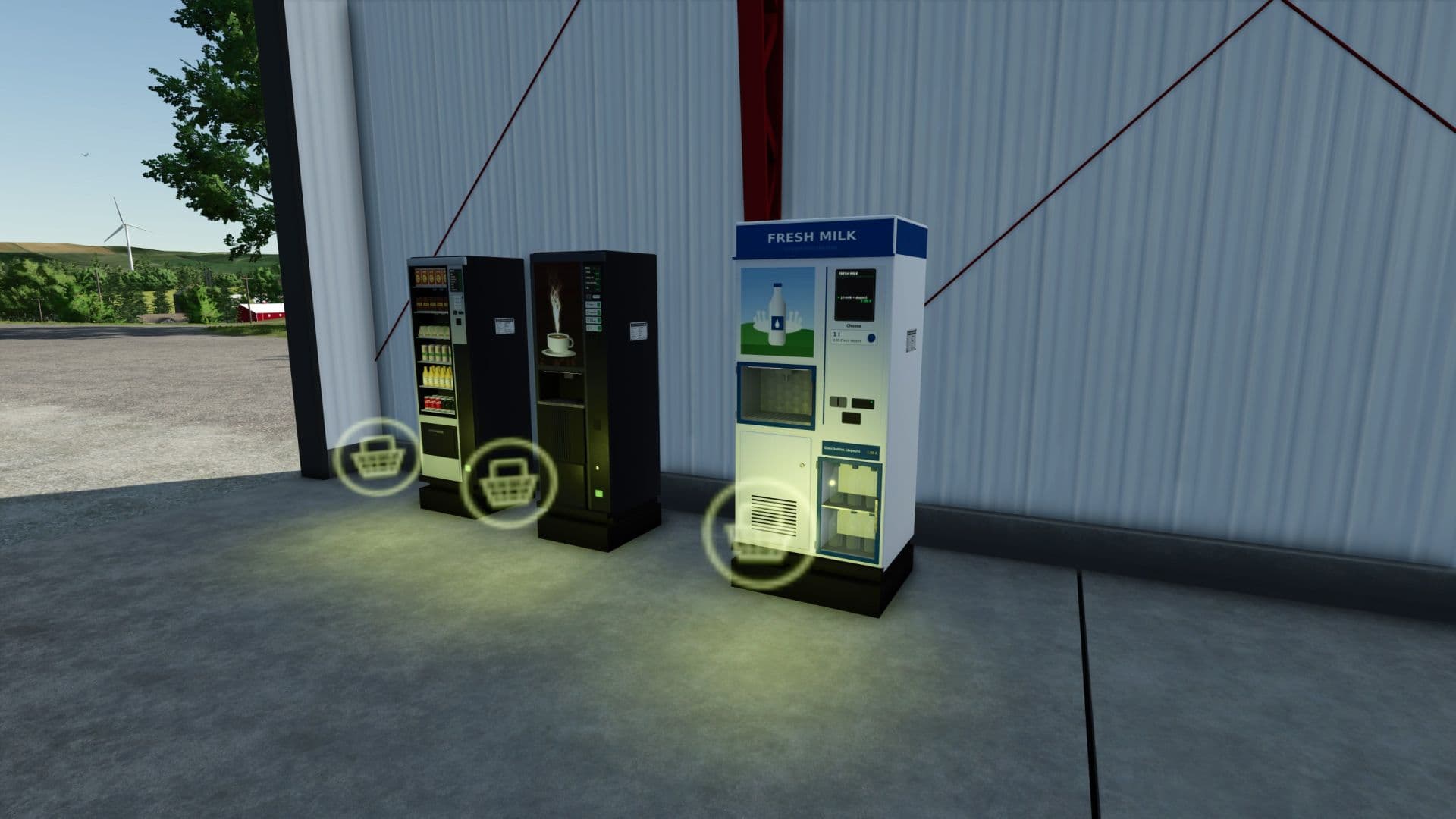 Agri Vending Machines v1.0 - Farming simulator 25 mod