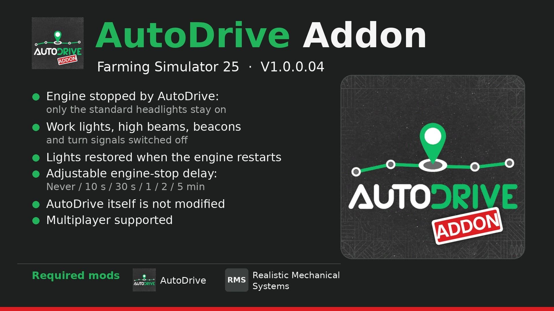 AutoDrive Addon