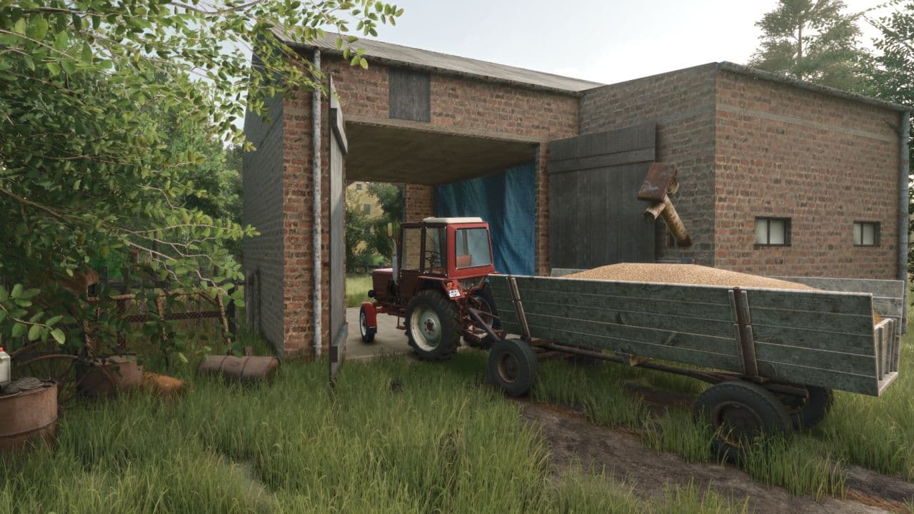 Barn with Grain Silo 5