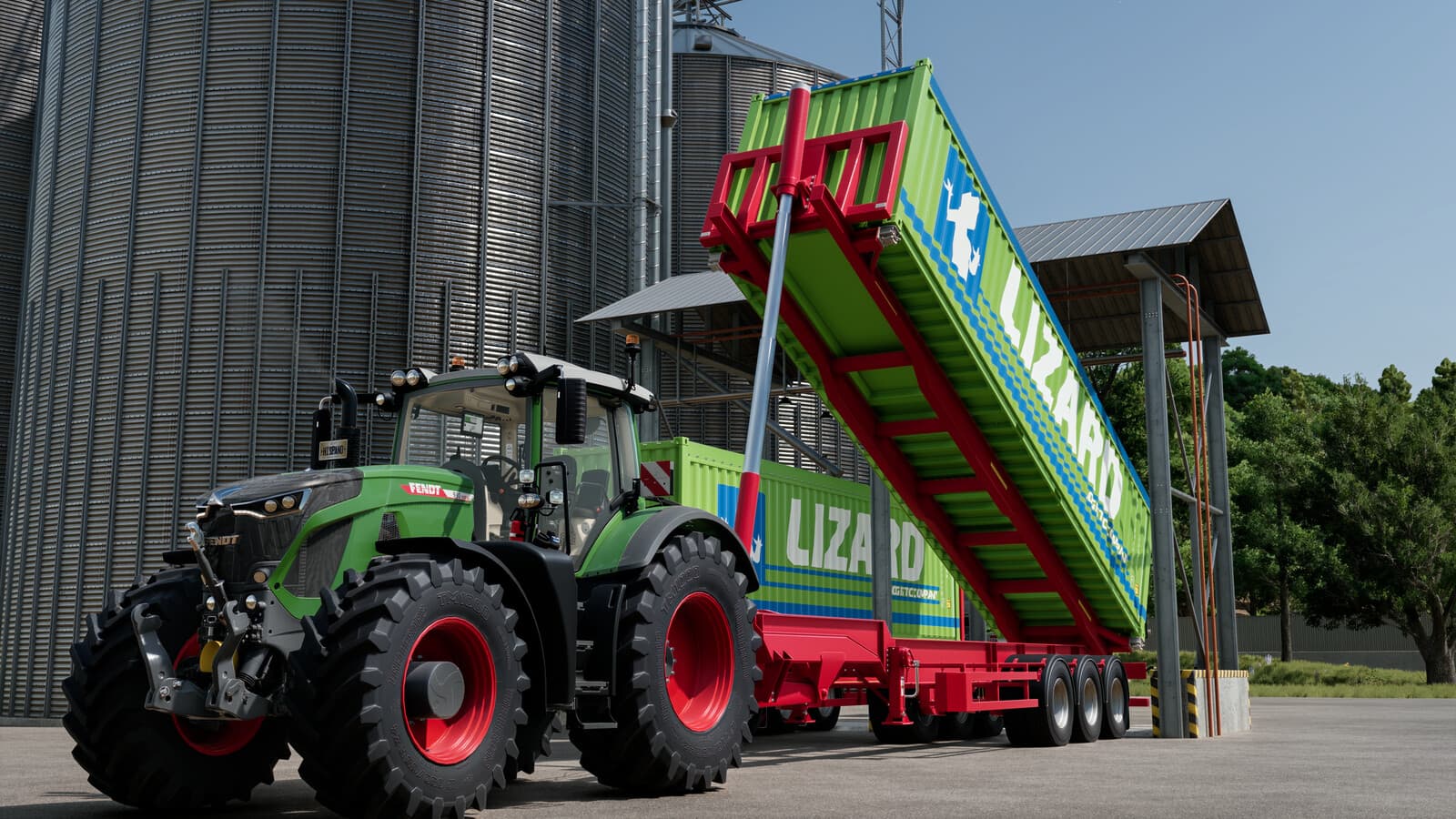 Fliegl Tipping Container Trailer 4