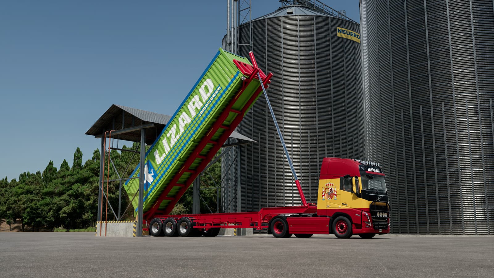 Fliegl Tipping Container Trailer 3