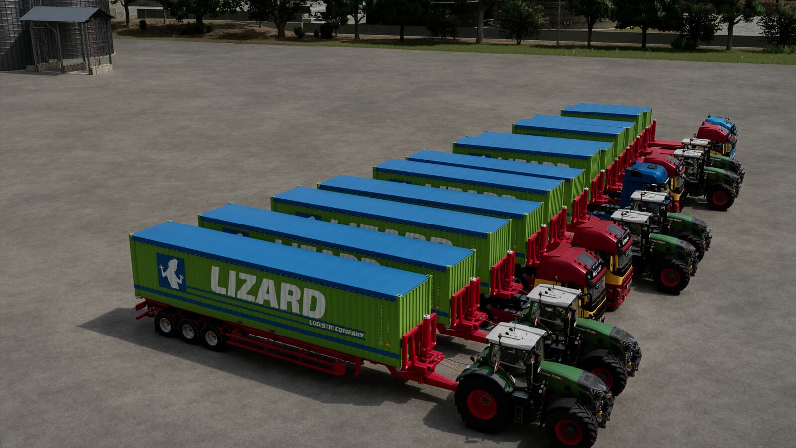 Fliegl Tipping Container Trailer 2