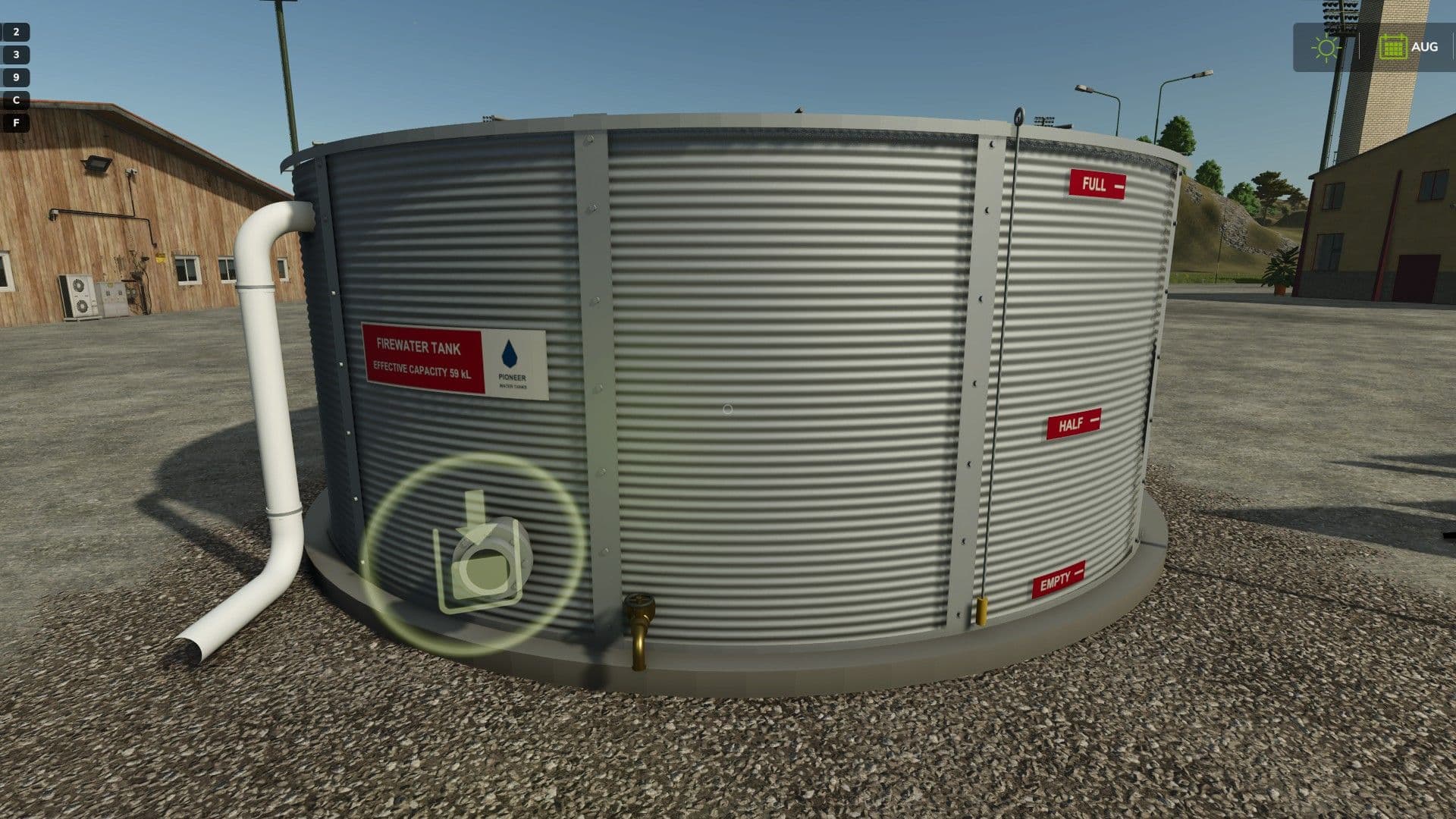 Galvanised Fire Water Tank