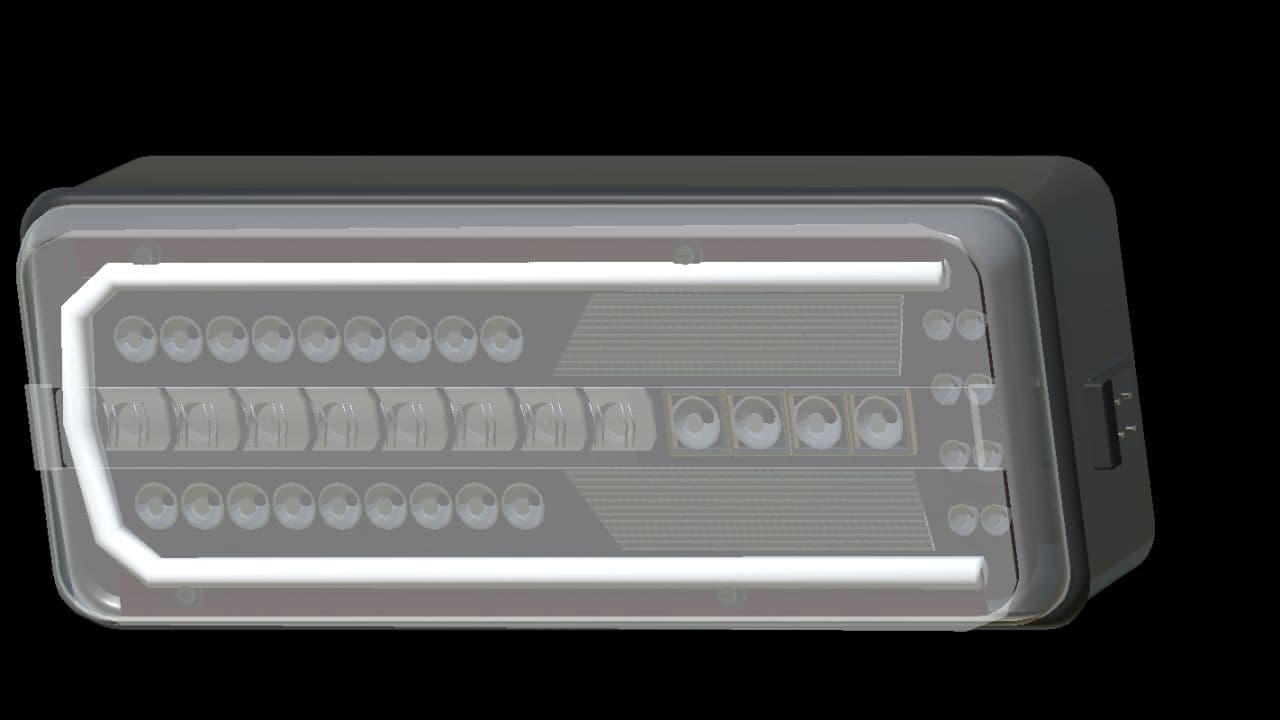 HELLA Truck Rear Lights (Prefab)