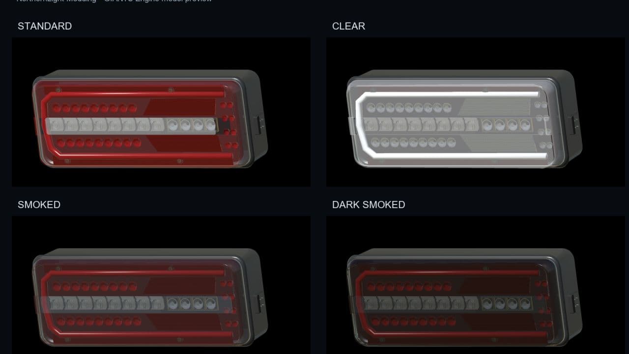 HELLA Truck Rear Lights (Prefab) 5