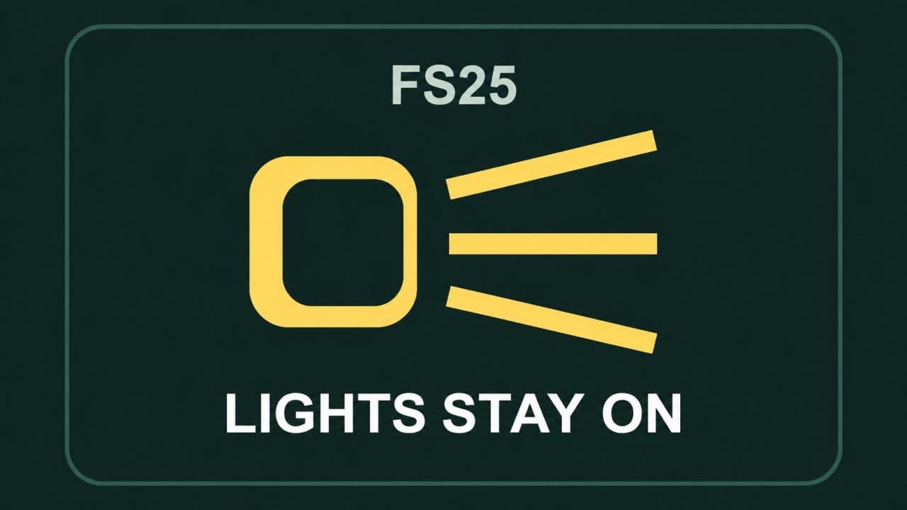 Helper keeps vehicle lights on