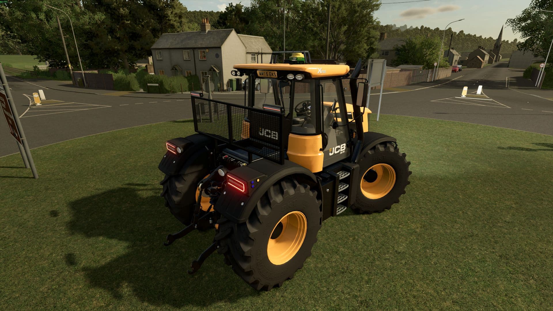 JCB Rear Mesh Frame (Prefab)