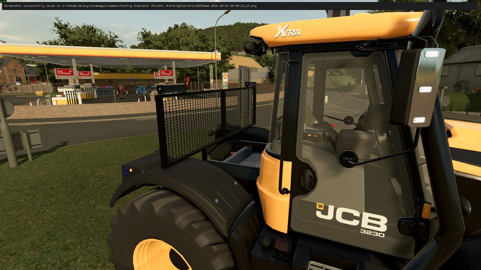 JCB Rear Mesh Frame (Prefab) 2