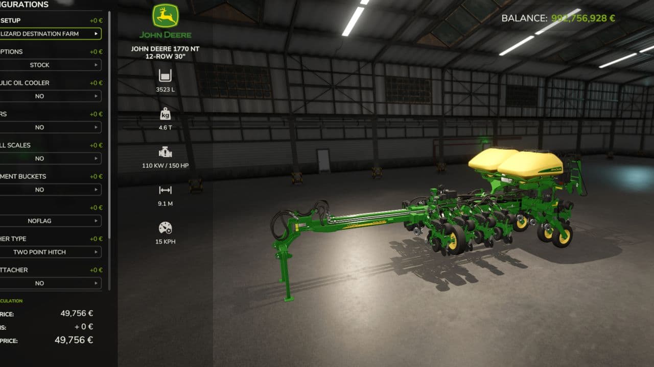 John Deere 1770 NT RCR 5