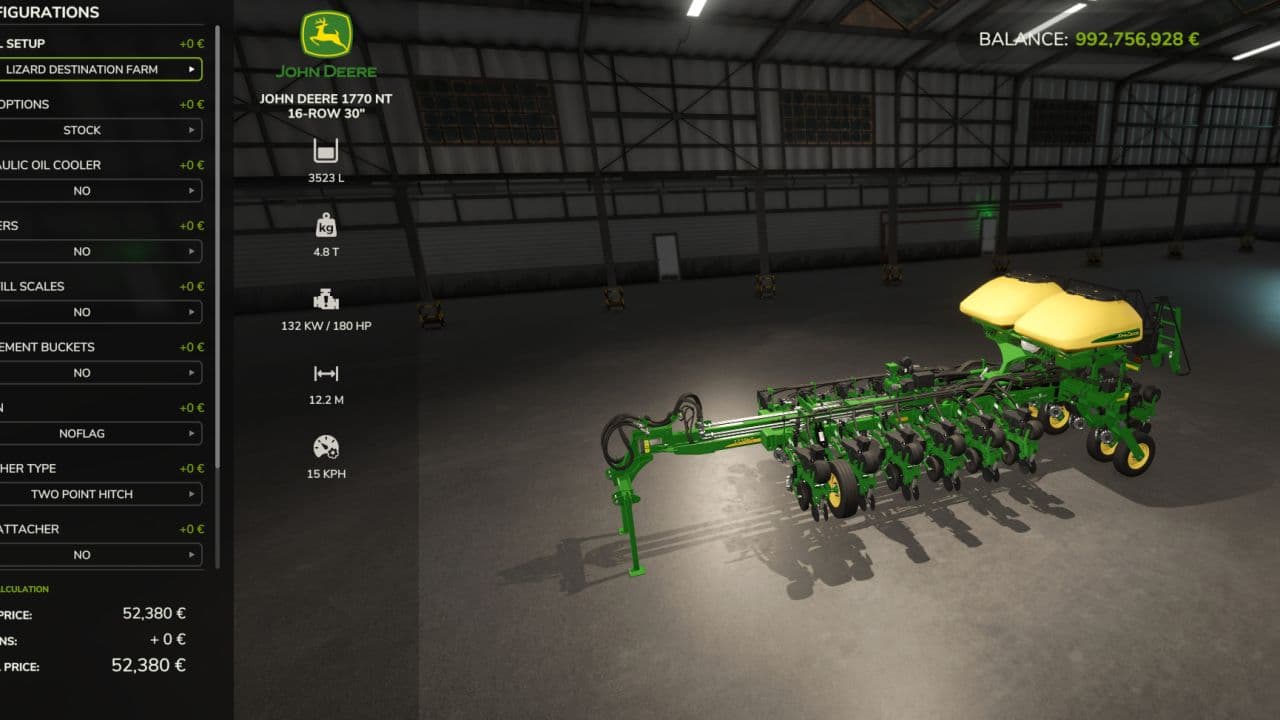 John Deere 1770 NT RCR 4