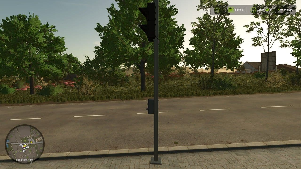 Lane control light 6
