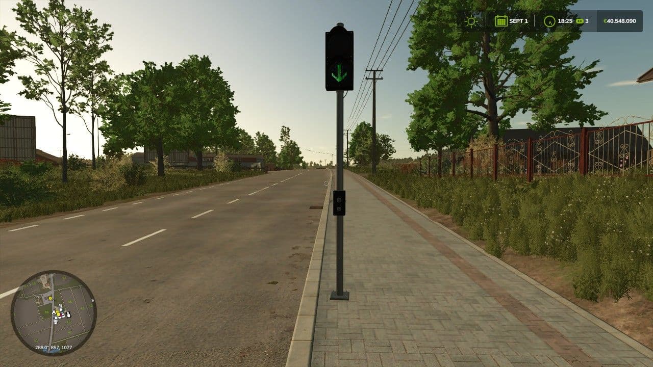 Lane control light 3