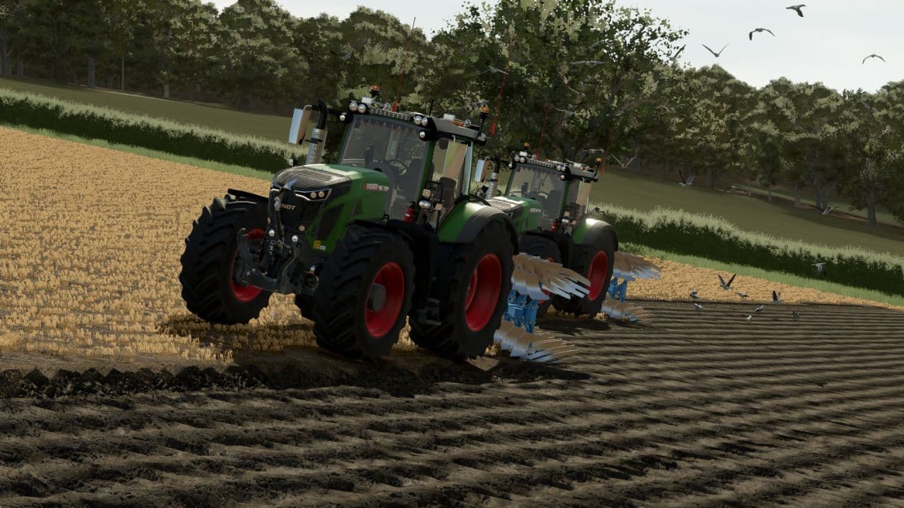 Lemken 7 fur on land plough 4