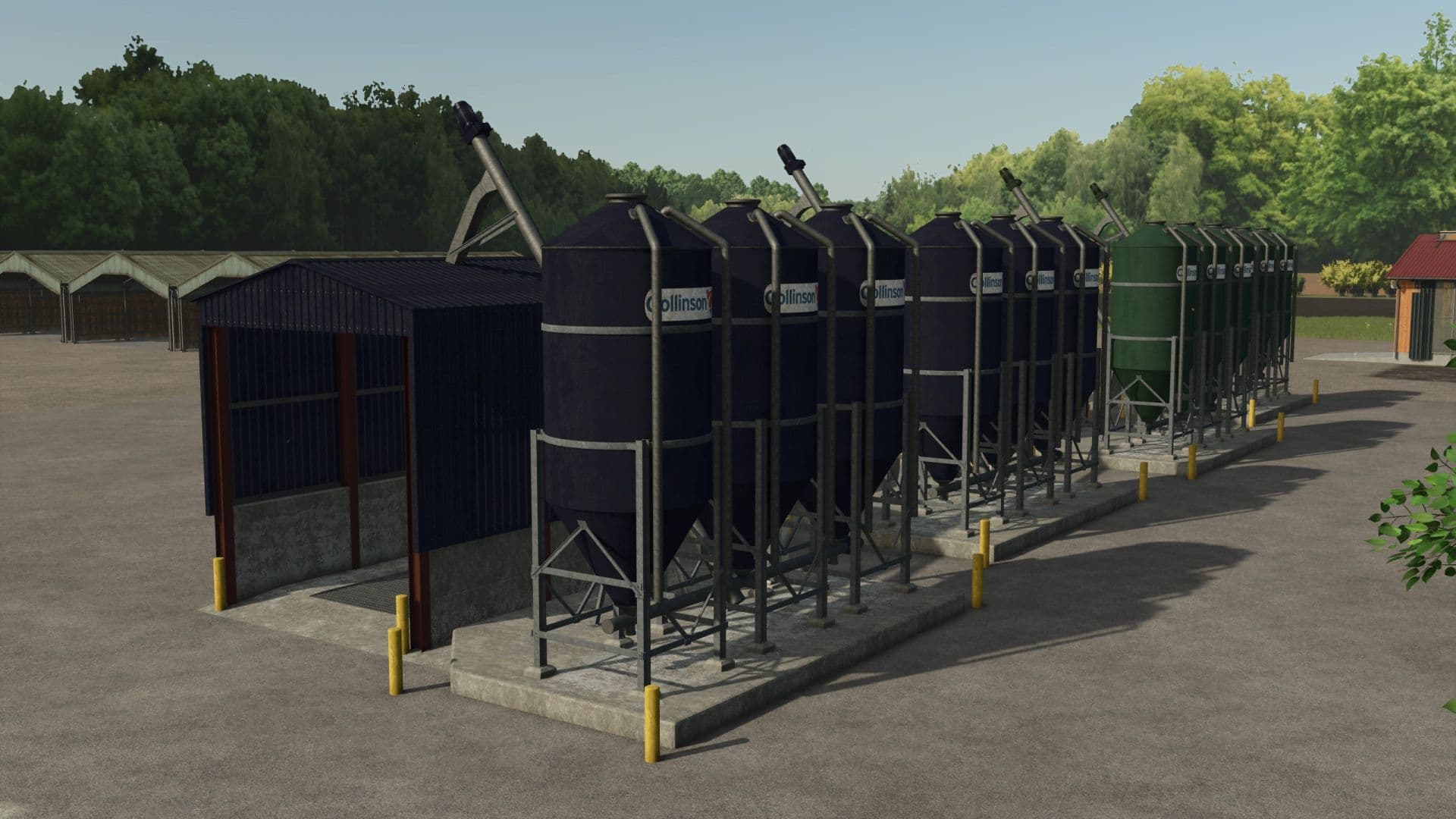 Lime and fertilizer silos 3