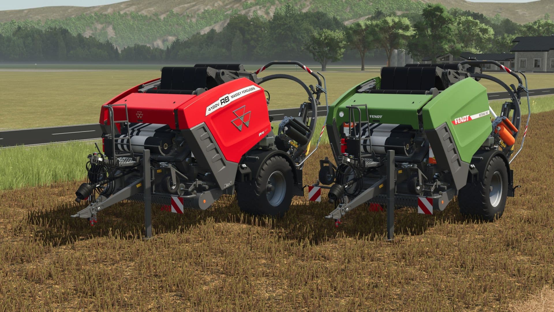 Fendt/MF Baler-Wrapping Combination