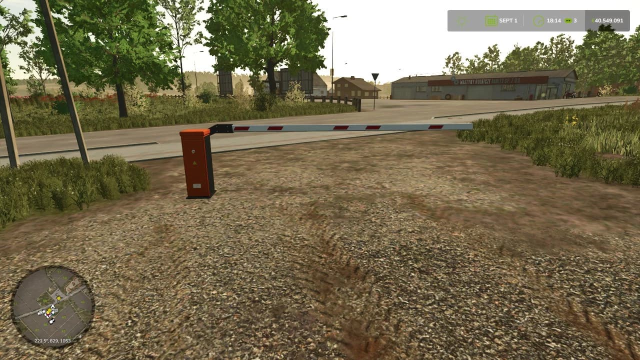 Manual barrier 4.5 meters