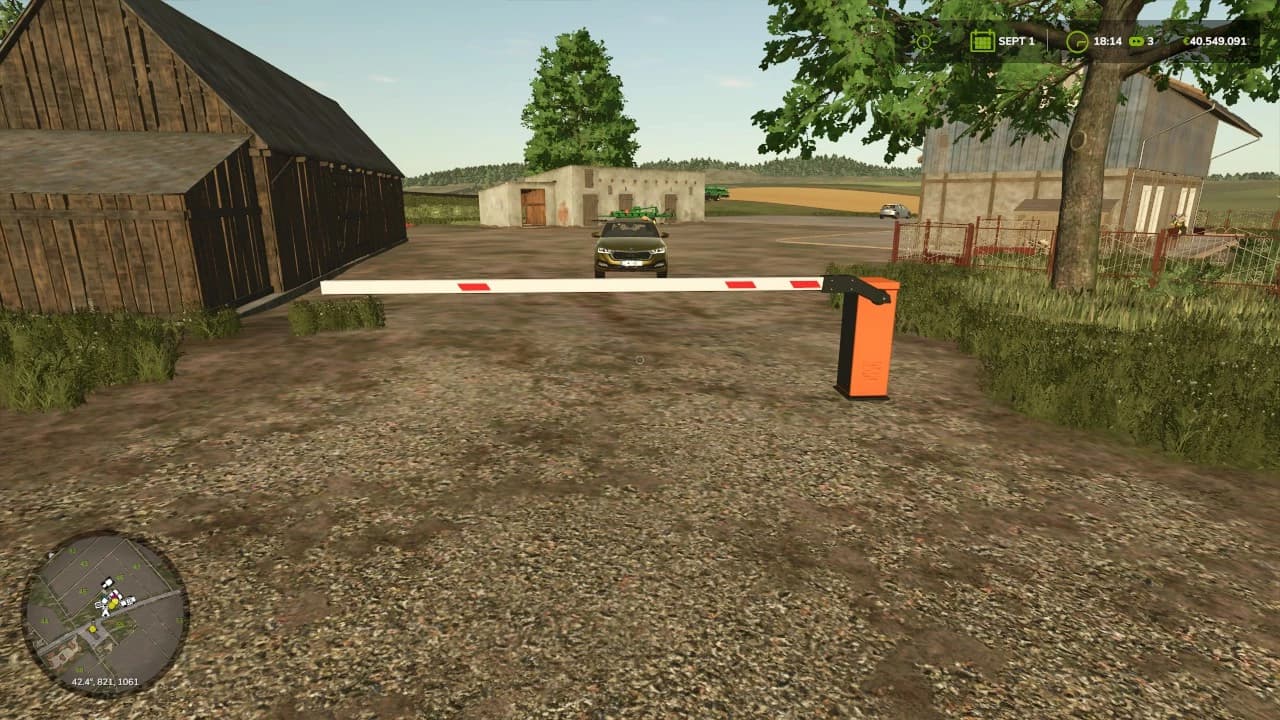 Manual barrier 4.5 meters 4
