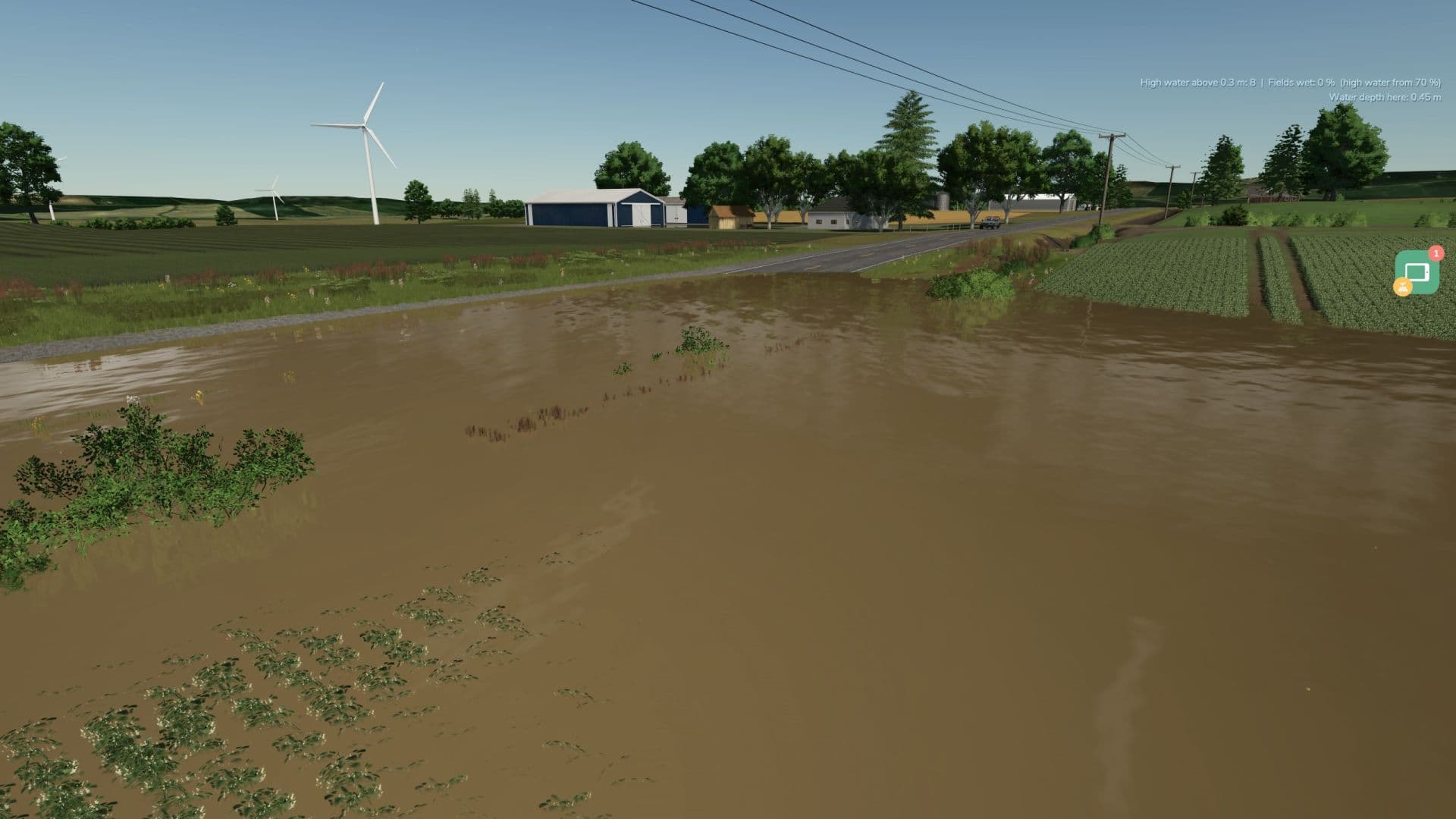 Map Flood vBeta - Farming simulator 25 mod
