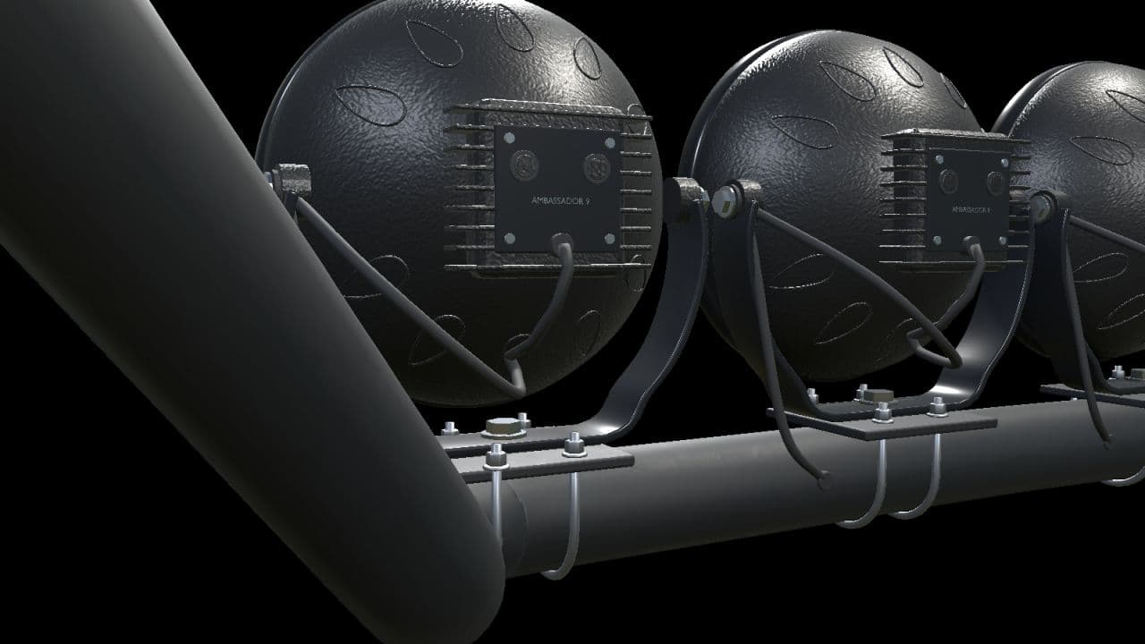 NLM Ponsse Mammoth Roof Bar (Prefab) 3