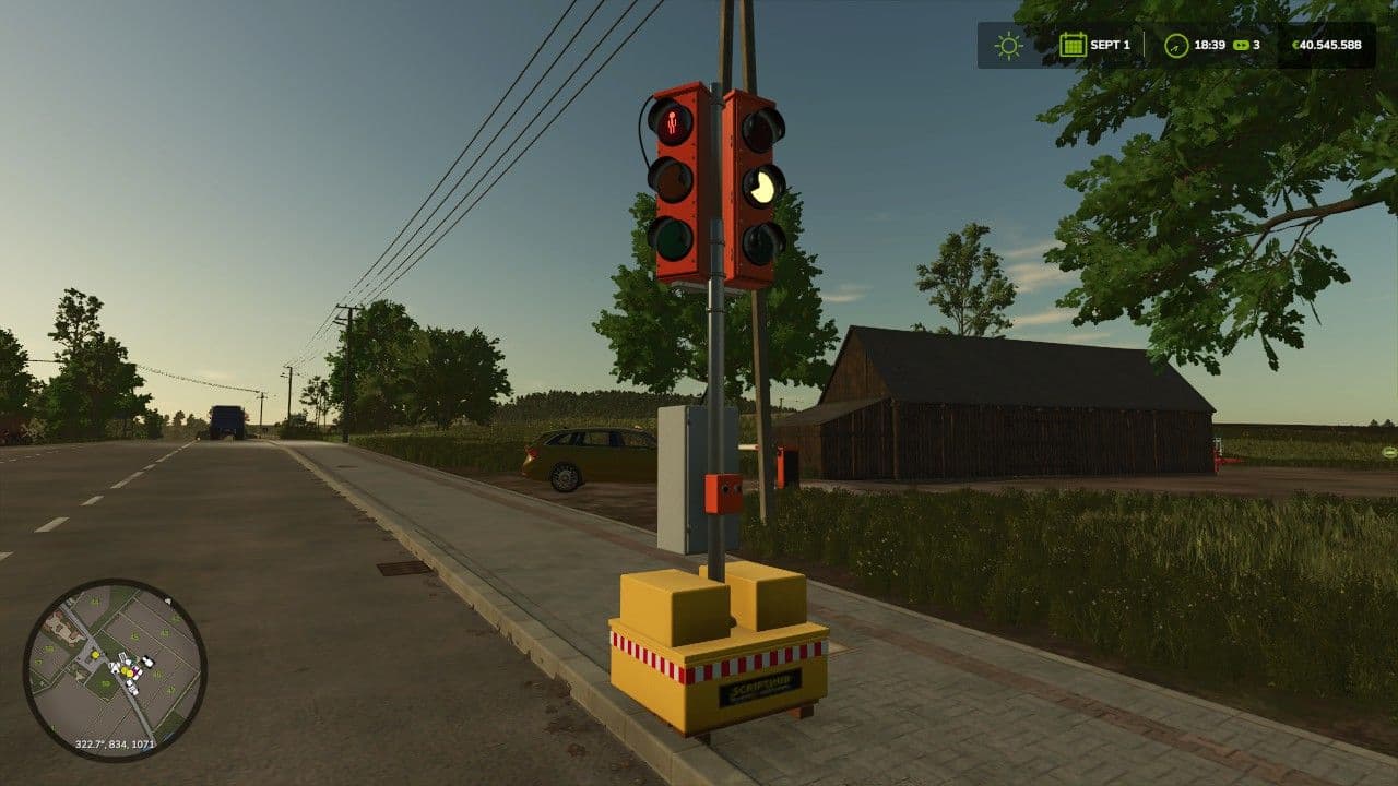 Portable replacement traffic light 6