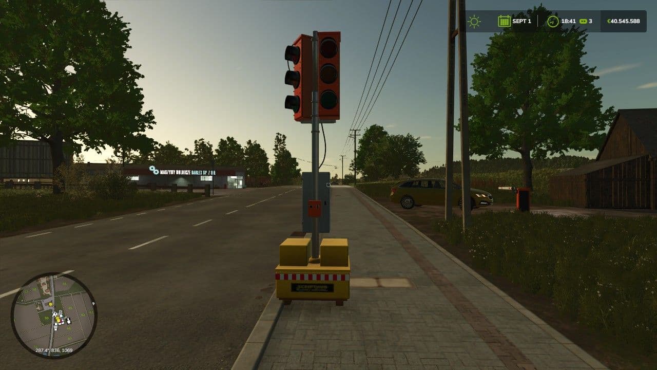 Portable replacement traffic light 4