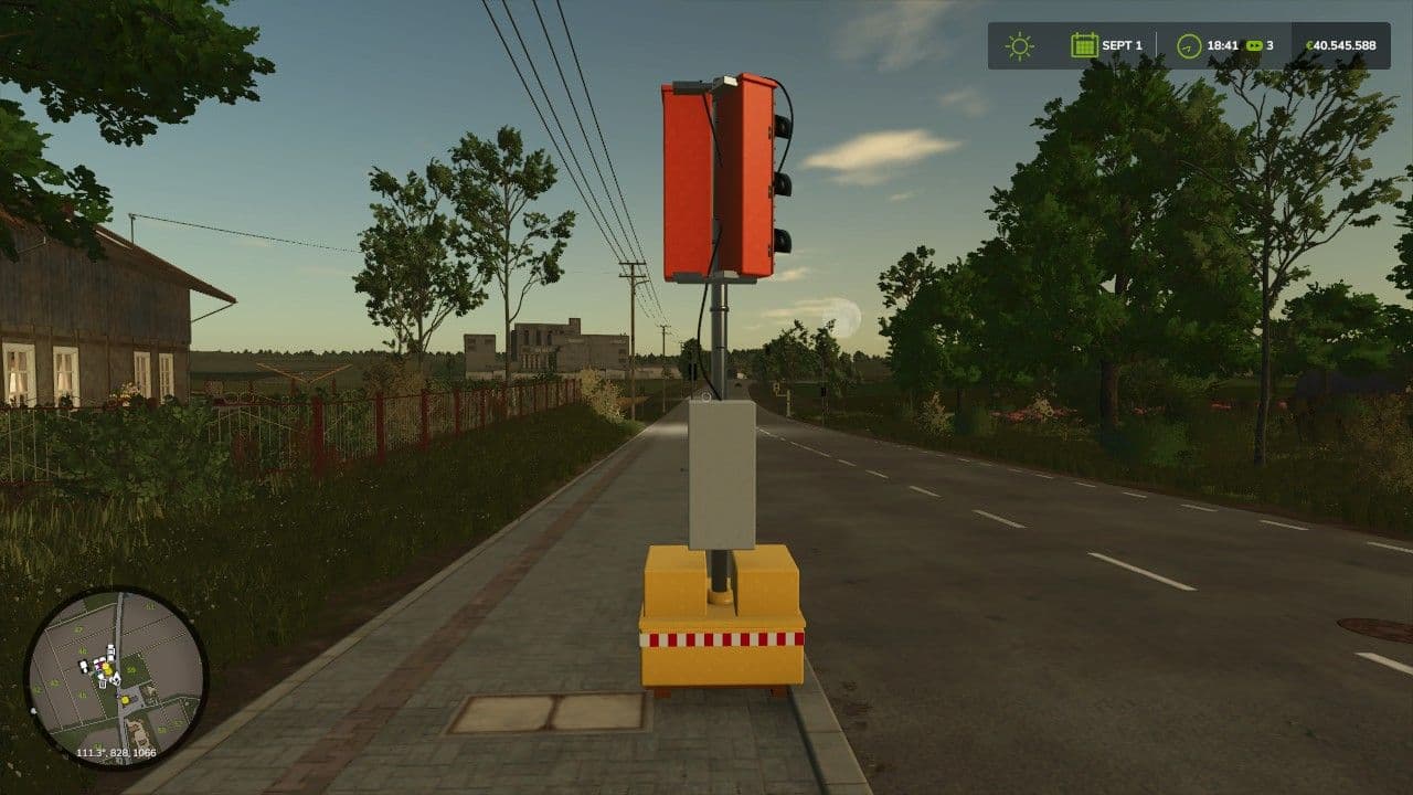 Portable replacement traffic light 2