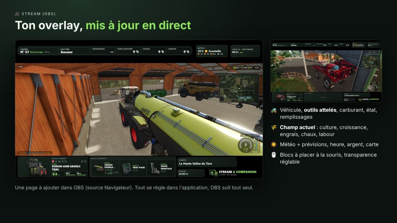 Stream overlay & Companion 3