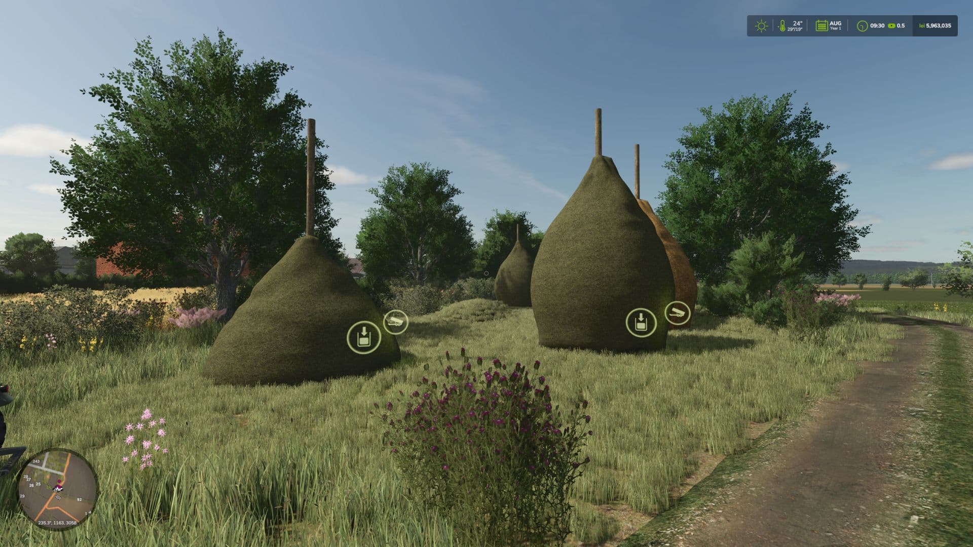 Traditional Romanian Haystack