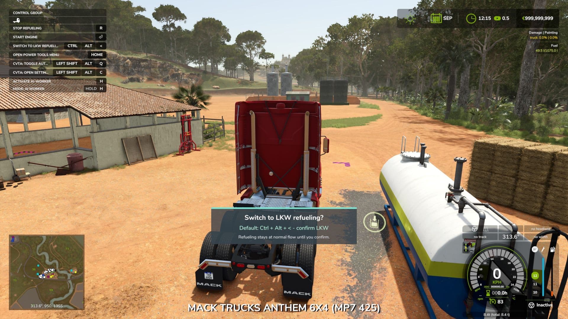 Truck Refueling Speed (5x) 3