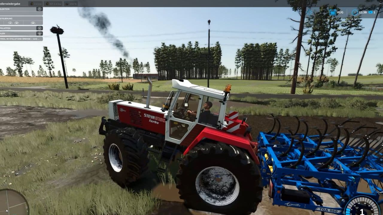 Water in deep wheel tracks 5