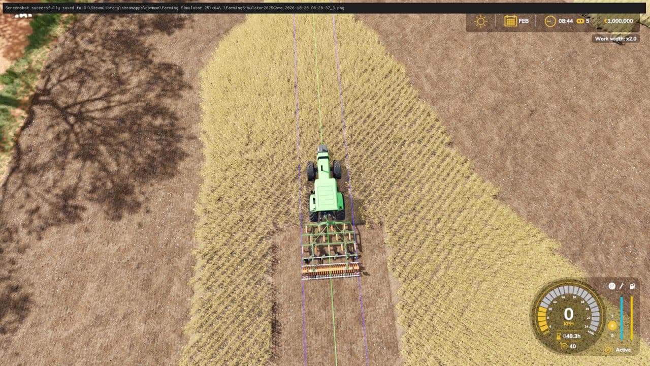 Work Width Multiplier 4