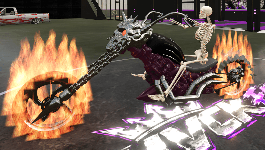 Ghost rider motorcycle