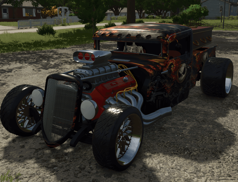 Halloween hotrod