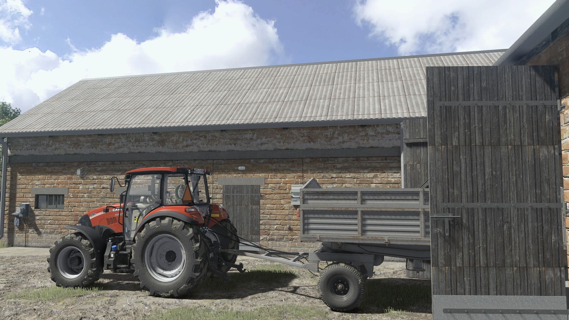 Polish buildings with cows 2
