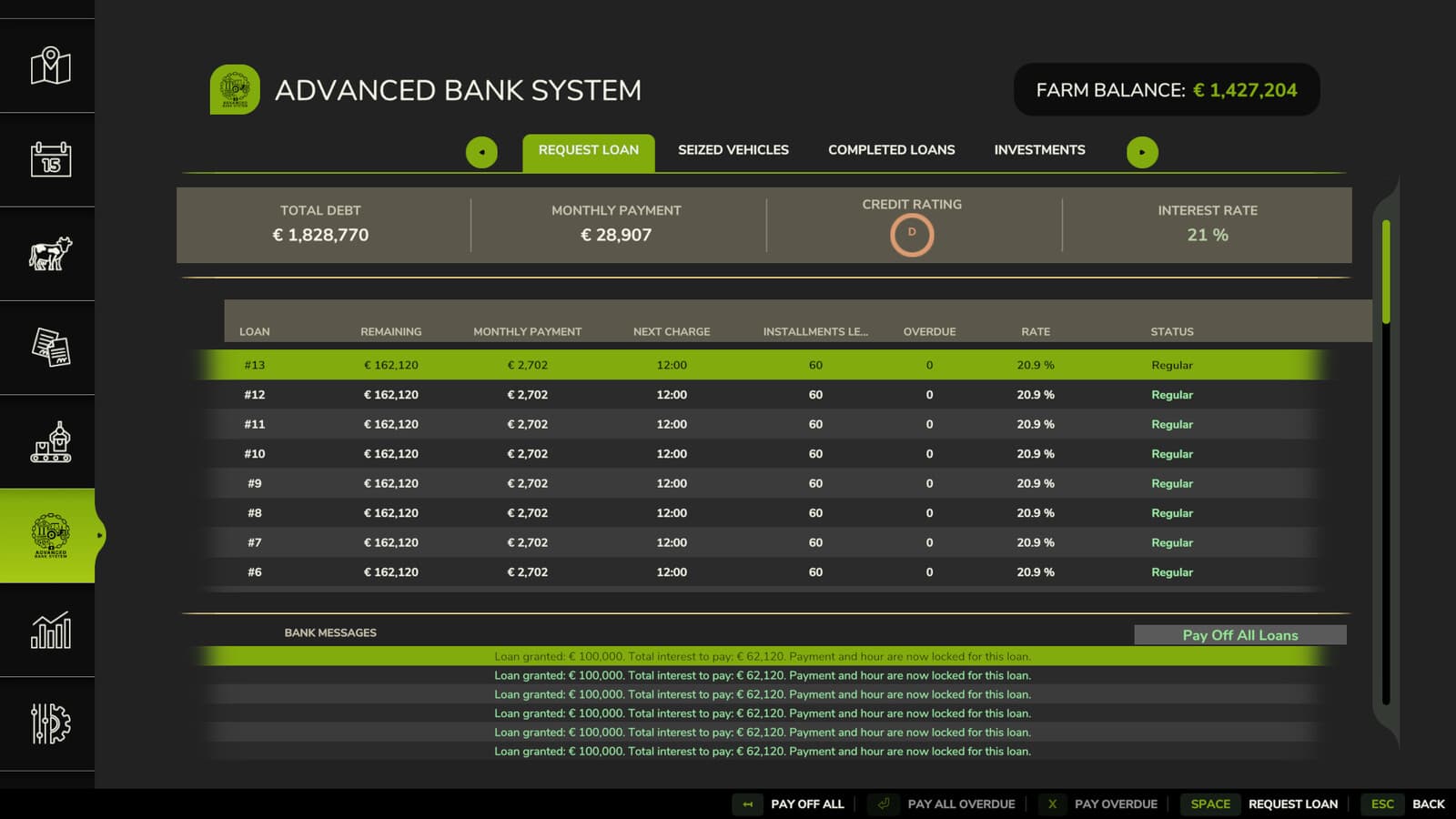Advanced Bank System