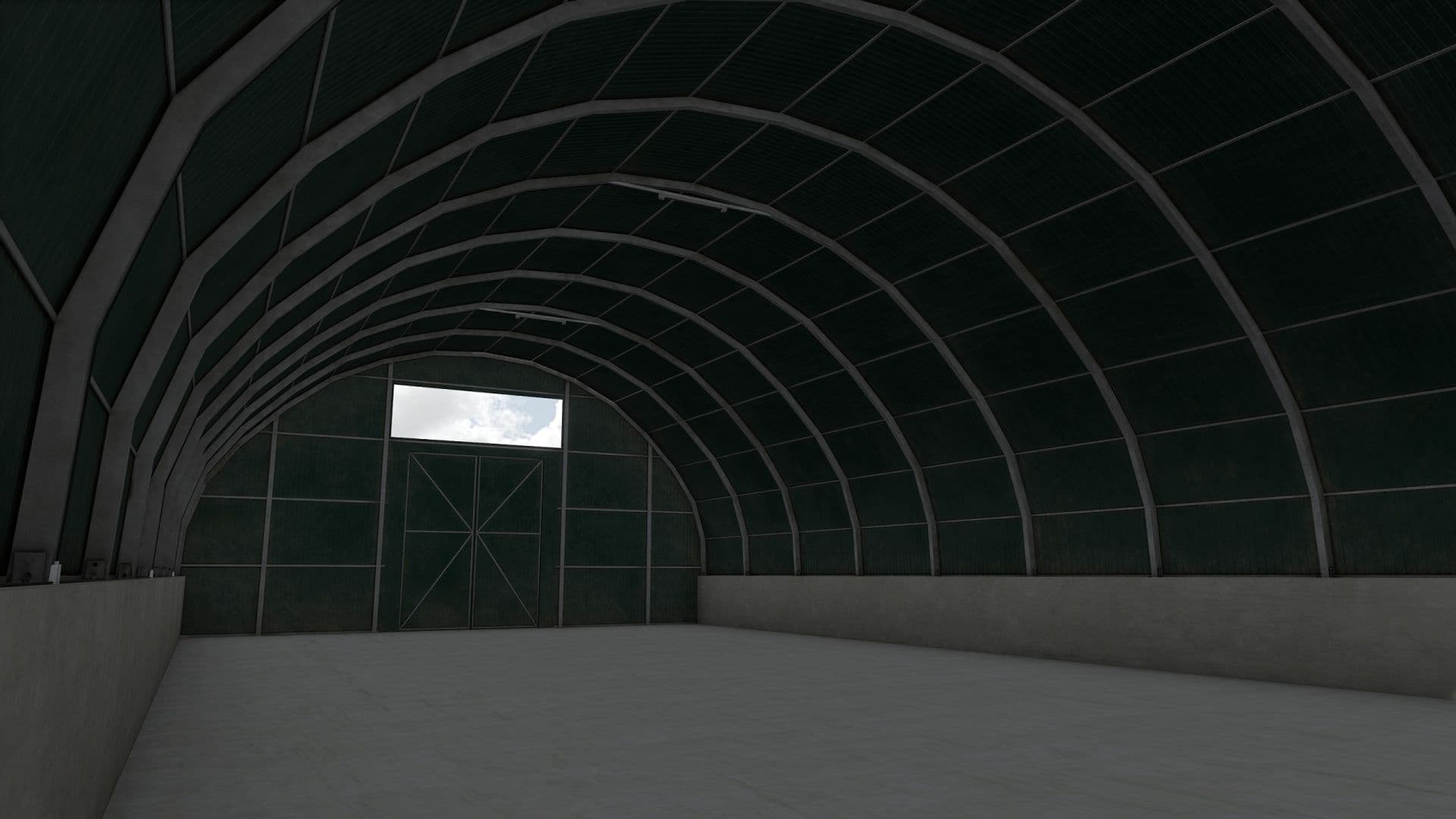 Arched hall 31x13m 2
