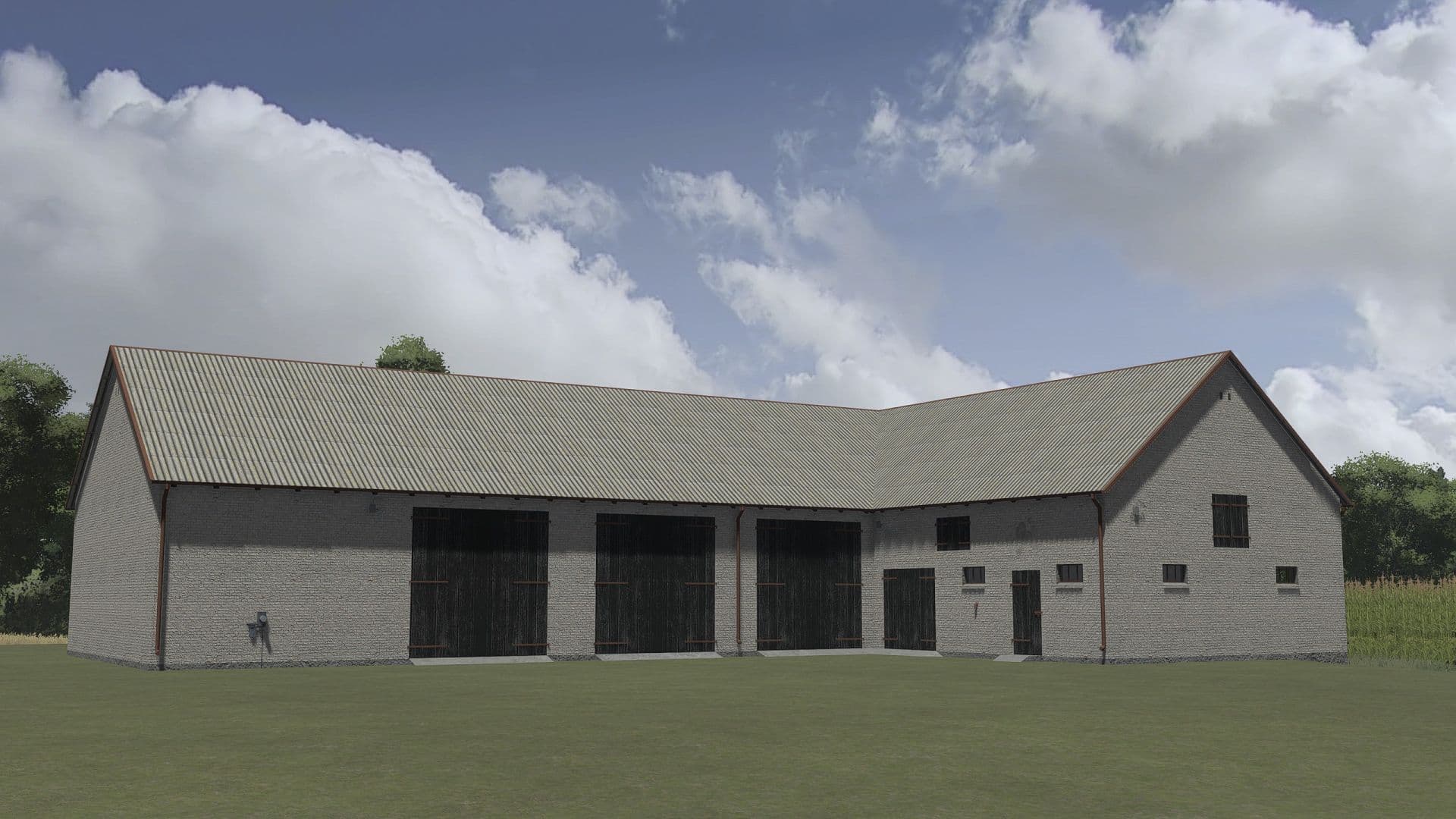 Buildings With Cows