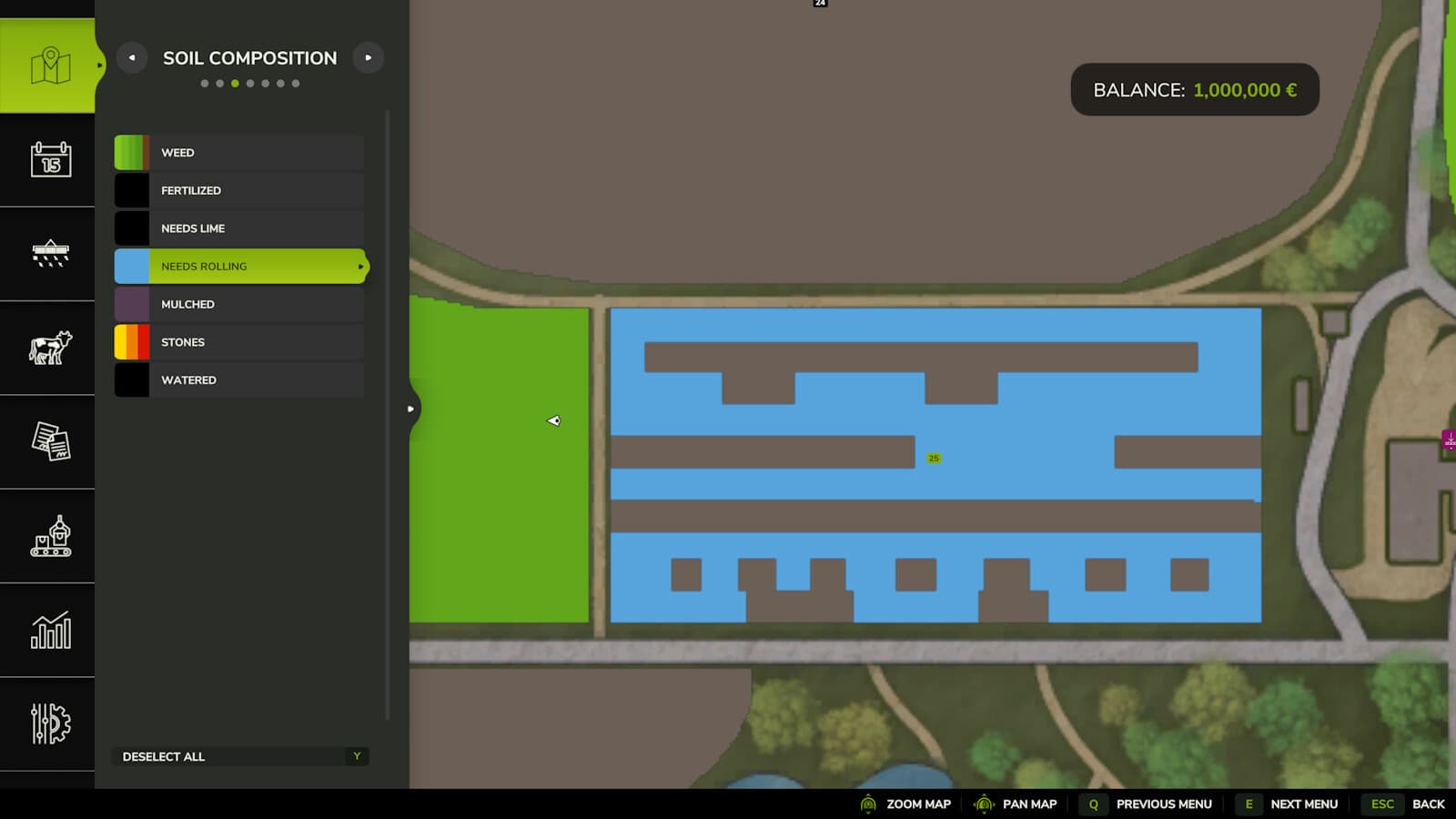 Crop-Dependent Rolling 3