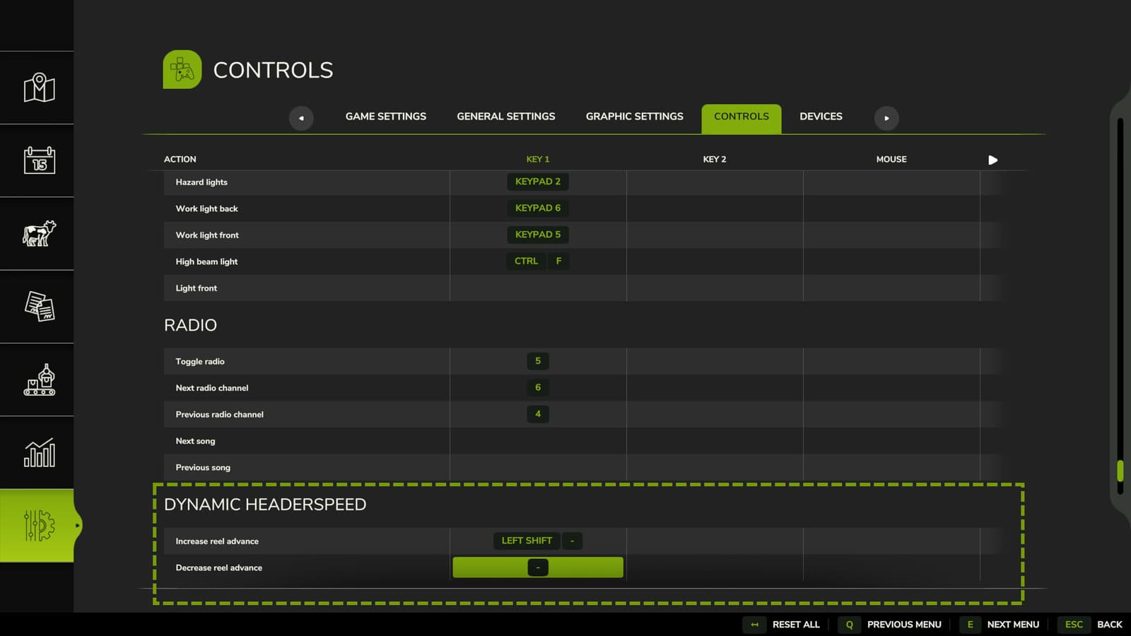 Dynamic Headerspeed 3