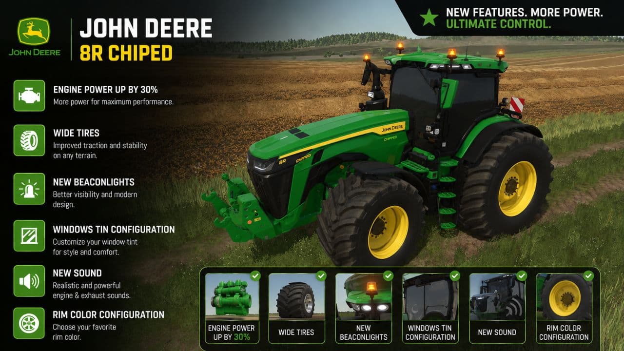 John Deere 8R PowerSwap