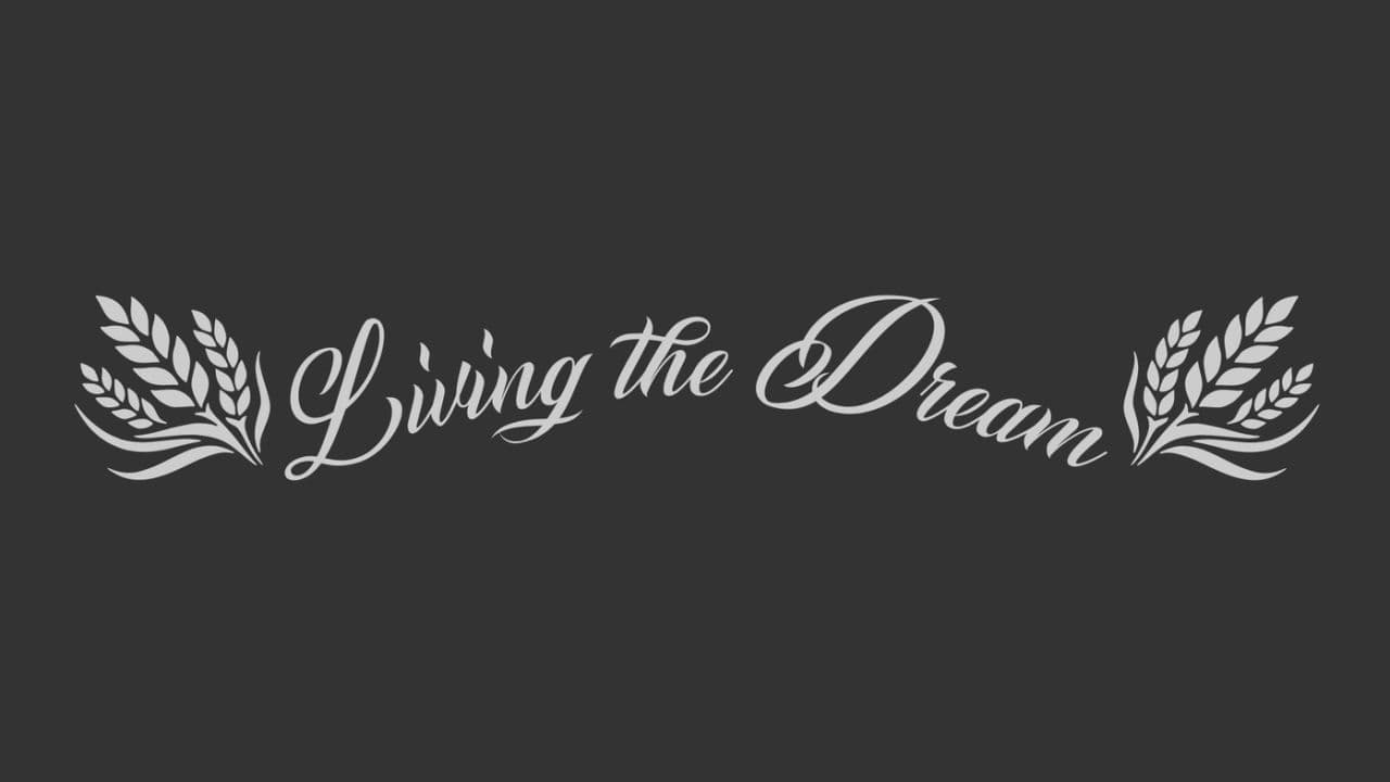 "Living the Dream" window sticker 2