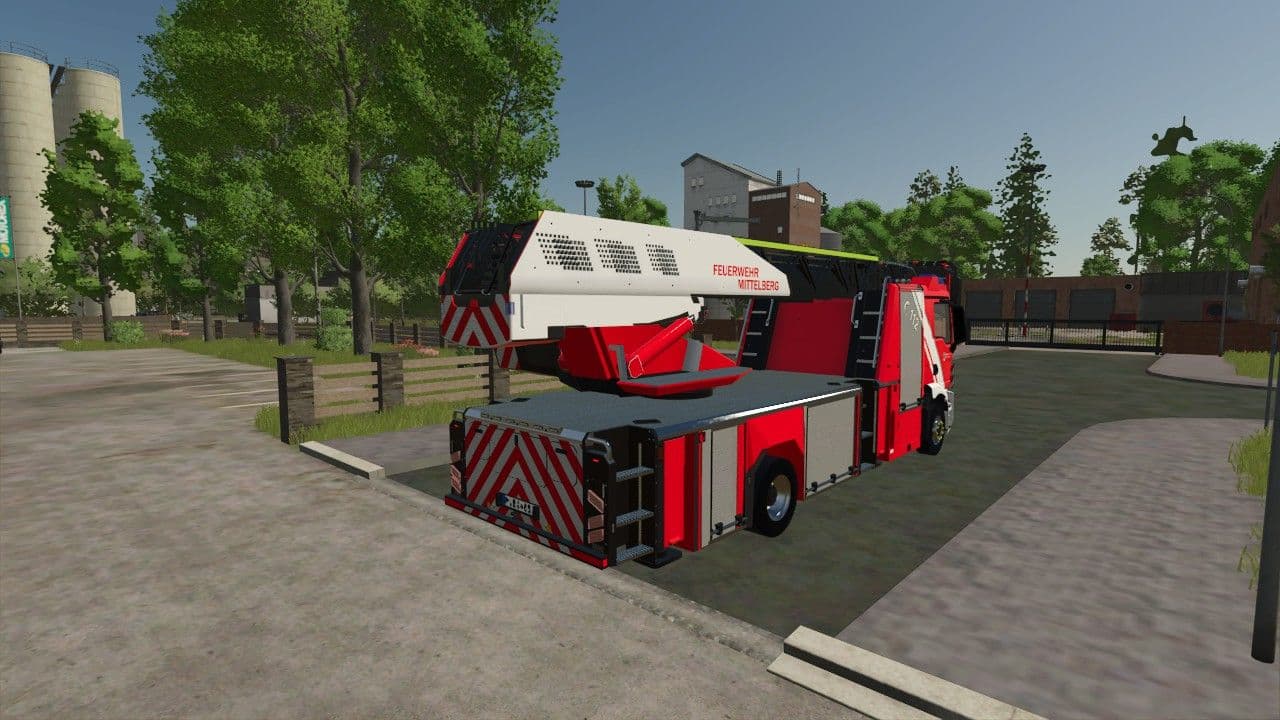MAN Rosenbauer DLK 23/12 from the Mittelberg fire department 2