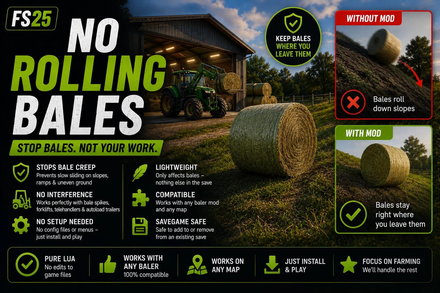 No Rolling Bales